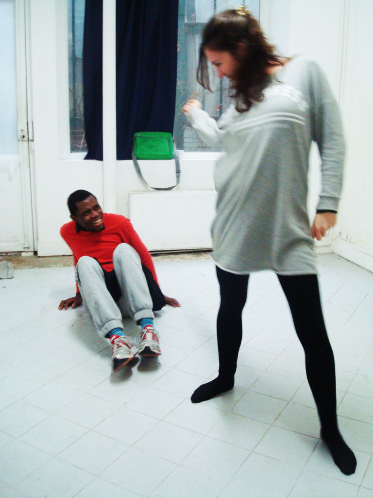 Leonie Renée Klein and Héza Botto as 'Othello and Desdemona'